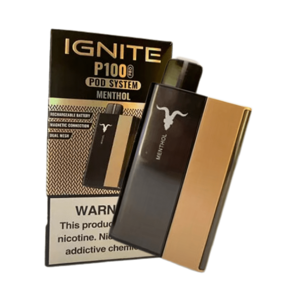 Pod Descartável ignite – P100 Pró – 10.000 Puffs + Bateria 