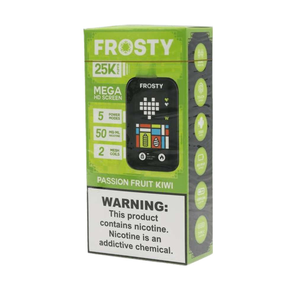 Pod Descartável Frosty – 25.000 Puffs – Passion Fruit Kiwi