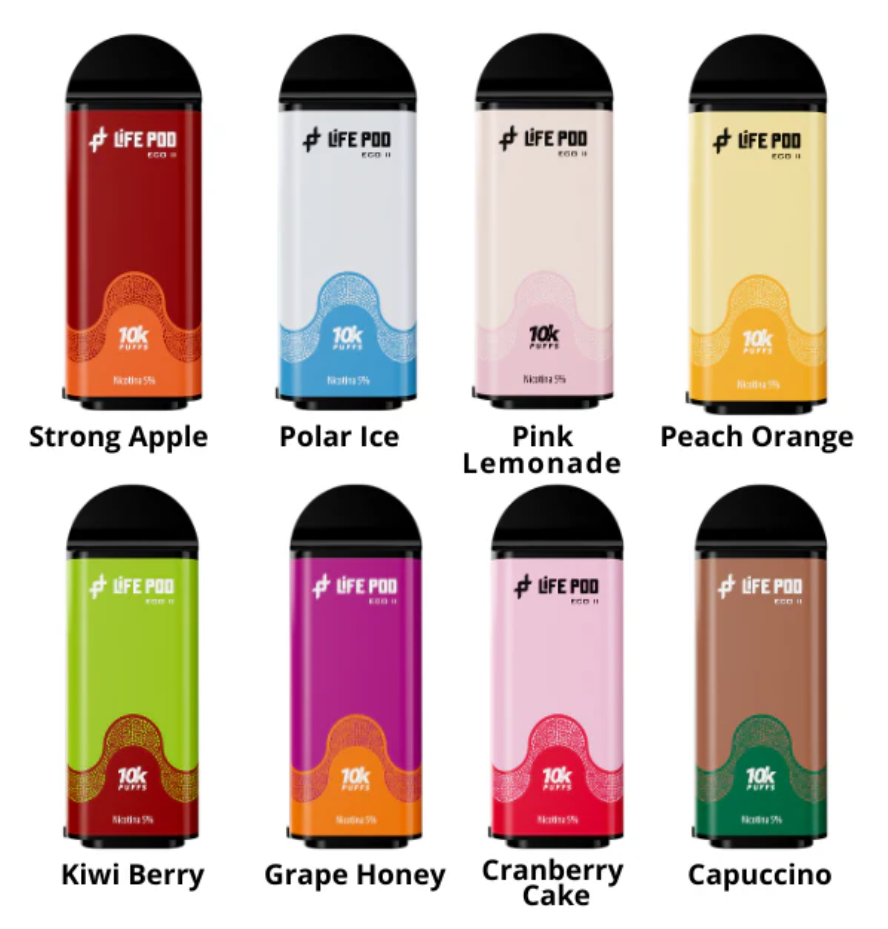 LIFE POD ECO II 10.000 PUFFS CARTUCHOS – 1 UNIDADE